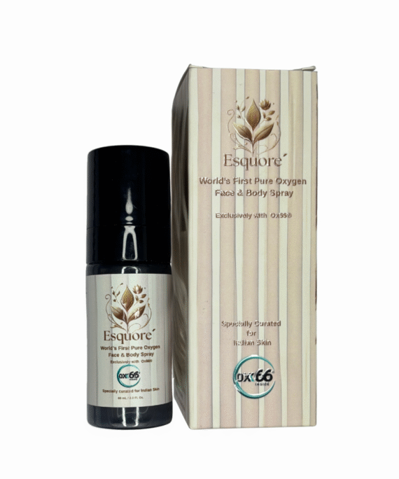 Esquore’ Face & Body Spray infused with pure oxygen